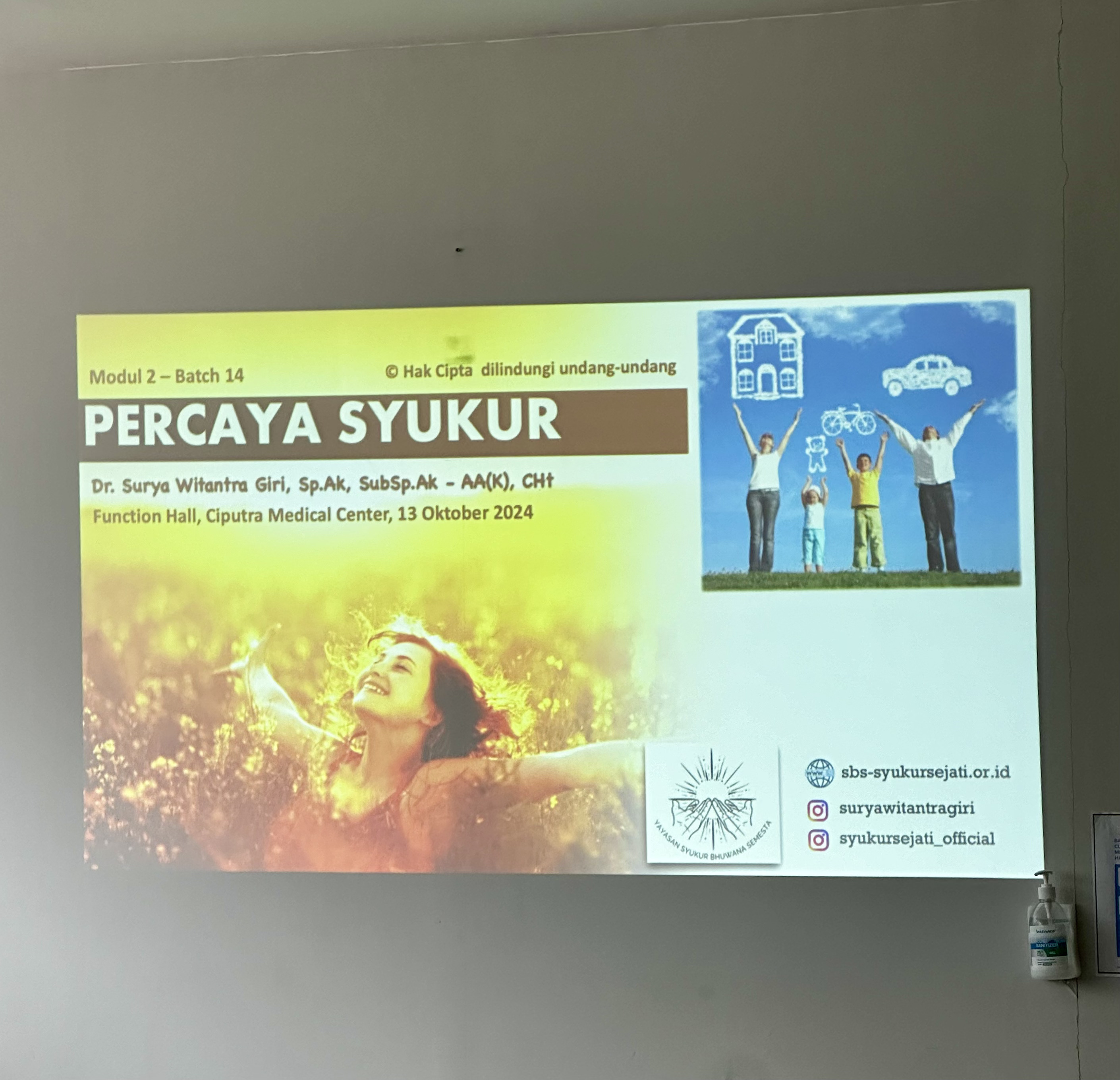 Modul 2 Batch 14, Jakarta - Yayasan Syukur Bhuwana Semesta